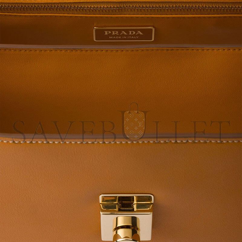 PRADA SOFT SOUND MEDIUM LEATHER SHOULDER BAG 1BN023 (28*16*10cm)